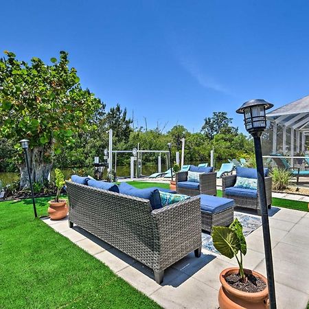 Waterfront Bradenton Home Heated Pool And Fire Pit Экстерьер фото