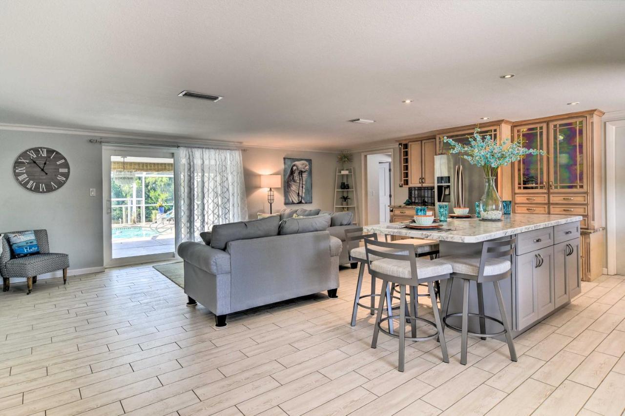 Waterfront Bradenton Home Heated Pool And Fire Pit Экстерьер фото