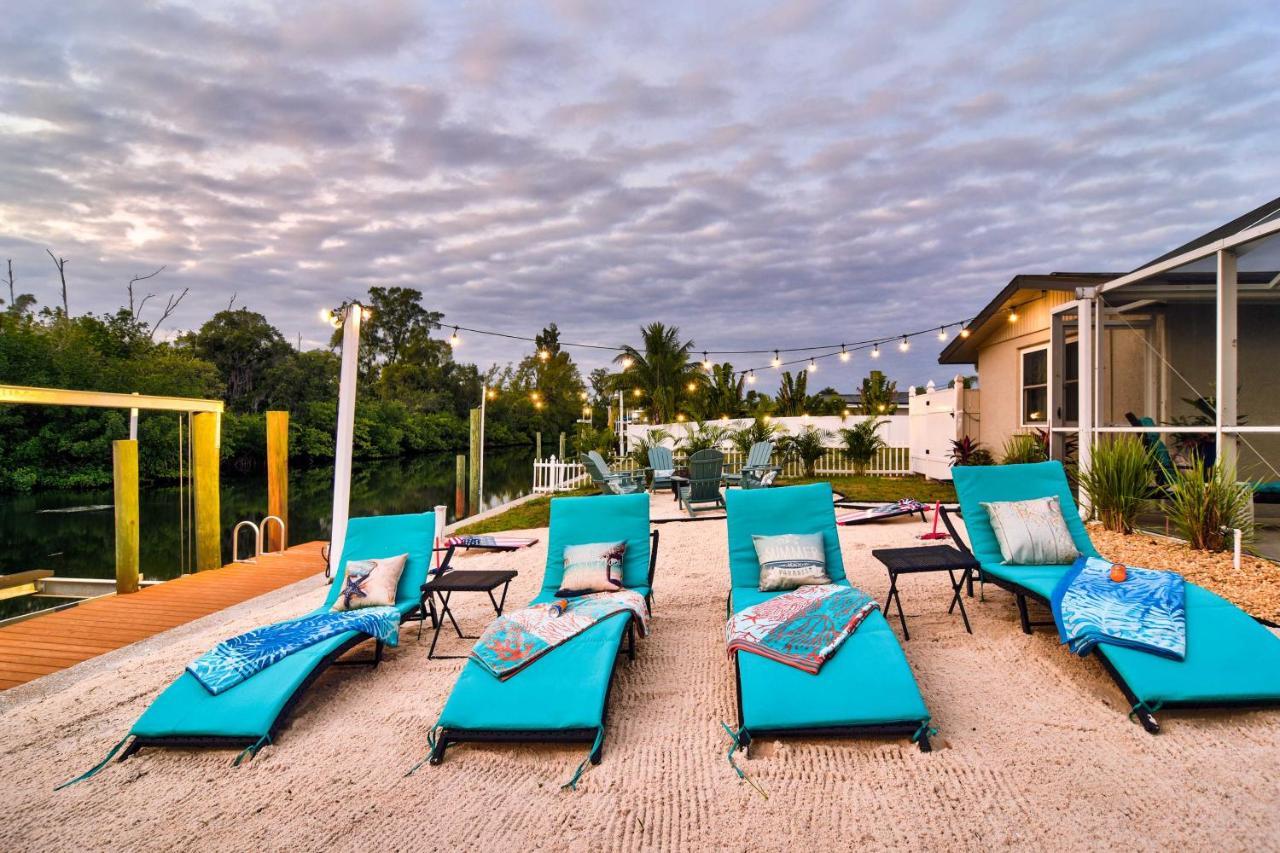 Waterfront Bradenton Home Heated Pool And Fire Pit Экстерьер фото